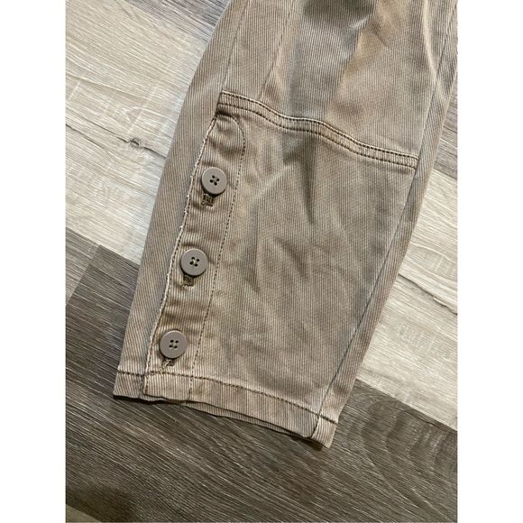 By Anthropologie Ona Skinny Leg Utility Pants Button Ankle, Sz 27 / 4, MP $108 - Picture 5 of 15
